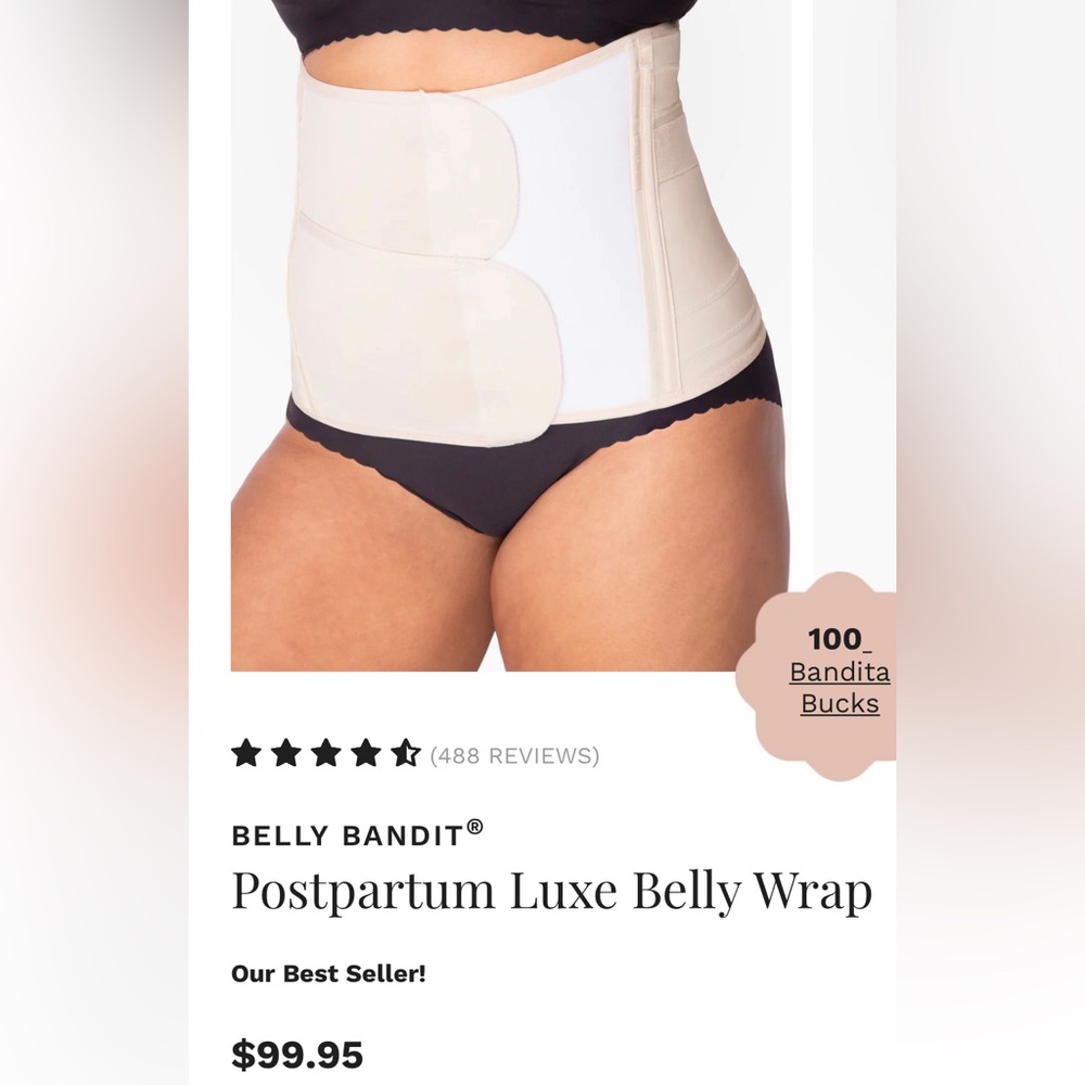 Belly bandit luxe small petite wrap and normal extender